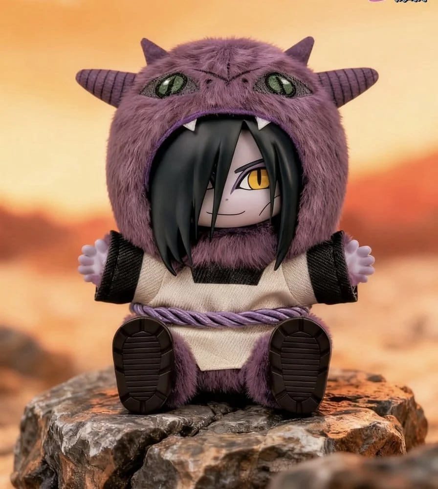 Naruto Vinyl Face Mini Plush Cute Beasts Blind Box 15 cm - 1 Unidade Aleatória
